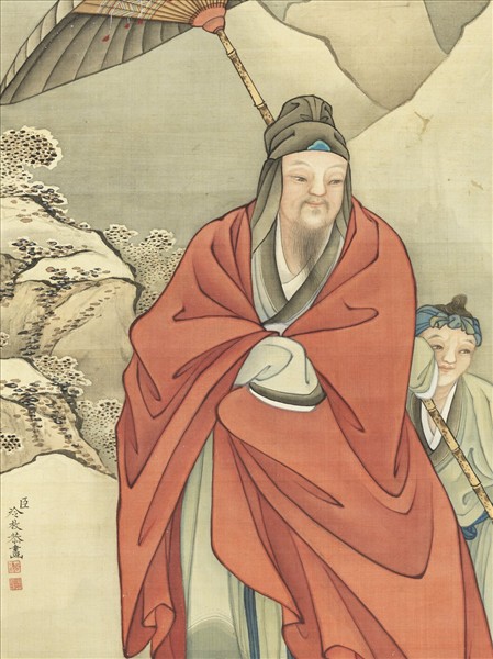 清冷枚人物畫幅　軸