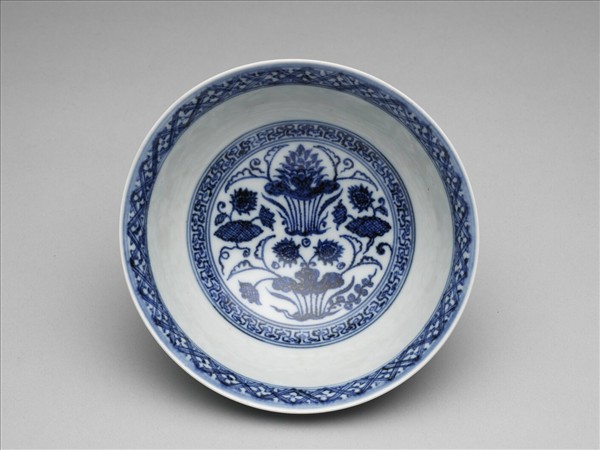 青花蓮塘紋碗