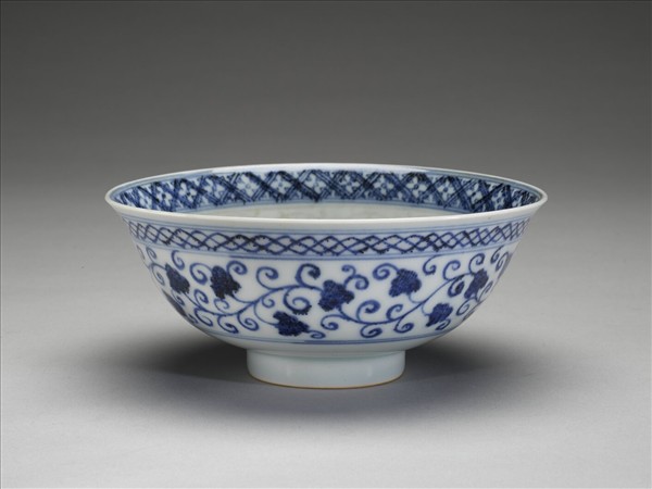 青花蓮塘紋碗
