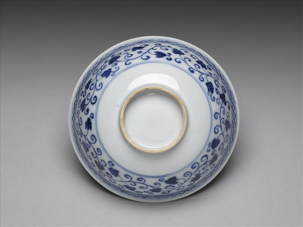 青花蓮塘紋碗
