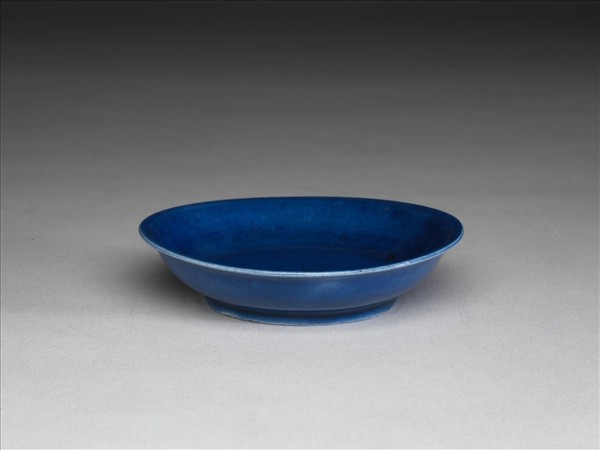 霽青釉盤