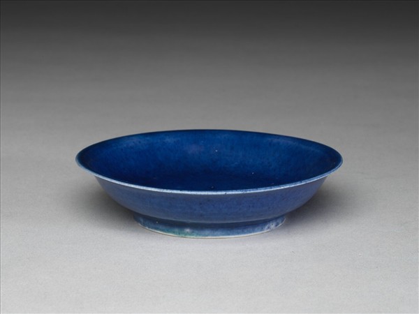 霽青釉盤