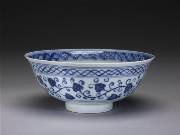 青花蓮塘紋碗
