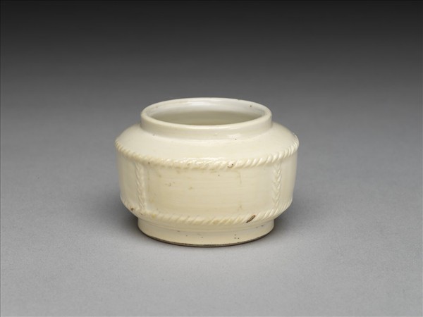 定窯系 白瓷繩紋水盛