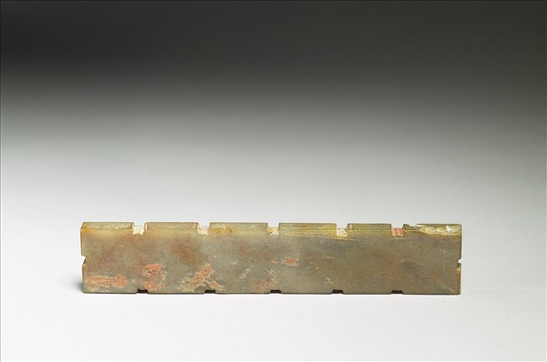 石長方形飾片