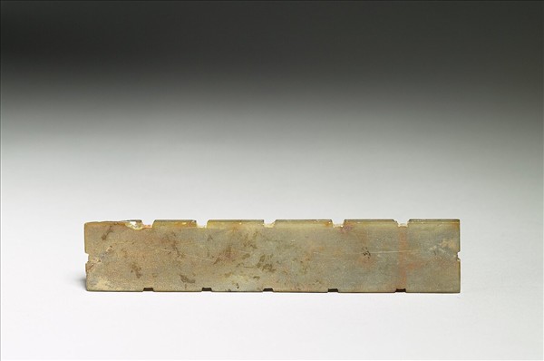 石長方形飾片