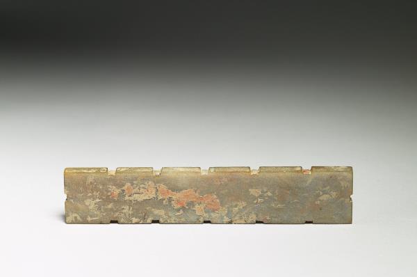 石長方形飾片