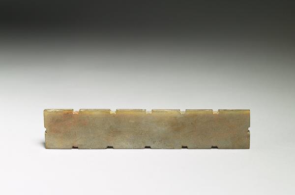 石長方形飾片