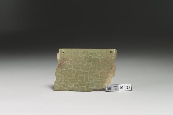 玉龍紋飾片