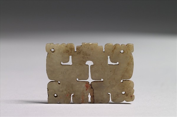 玉鏤空龍鳳紋佩