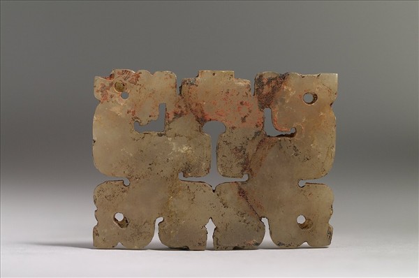 玉鏤空龍鳳紋佩