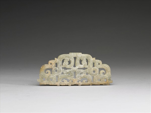 玉鏤空龍鳥紋佩