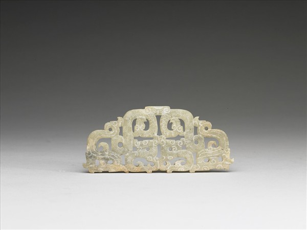 玉鏤空龍鳥紋佩