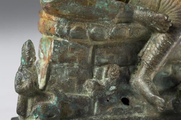 巴基斯坦 斯瓦特 7-8世紀 青銅 蓮華手觀音菩薩半跏思惟像