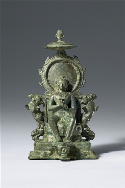 青銅佛垂足坐像