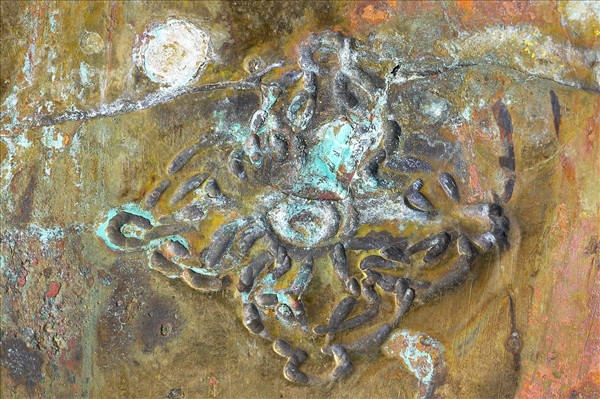 尼泊爾 14-15世紀 青銅 誕生佛立像