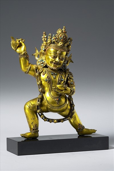 大黑天展左立像