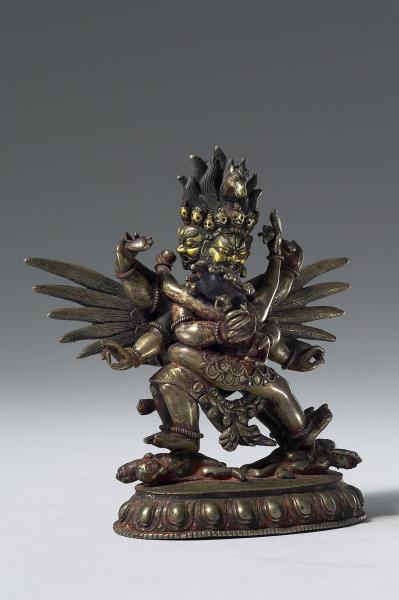 馬頭觀音雙身展左立像