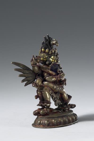 馬頭觀音雙身展左立像