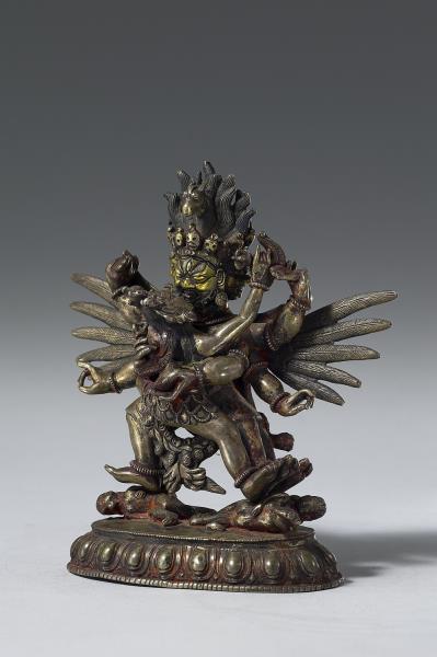 馬頭觀音雙身展左立像