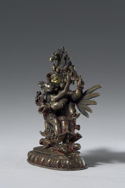 馬頭觀音雙身展左立像