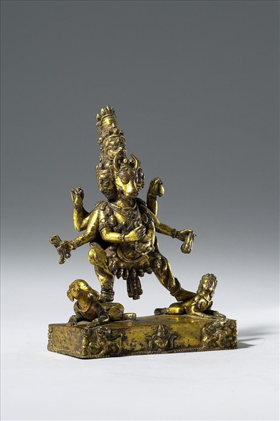 大威德怖畏金剛展左立像