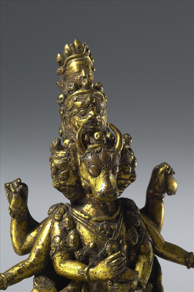 大威德怖畏金剛展左立像