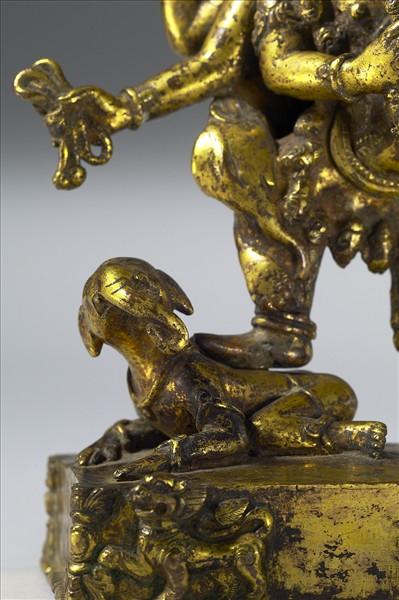 大威德怖畏金剛展左立像