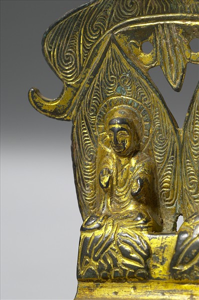 中國 隋 開皇七年（587） 銅鎏金 二佛並坐像