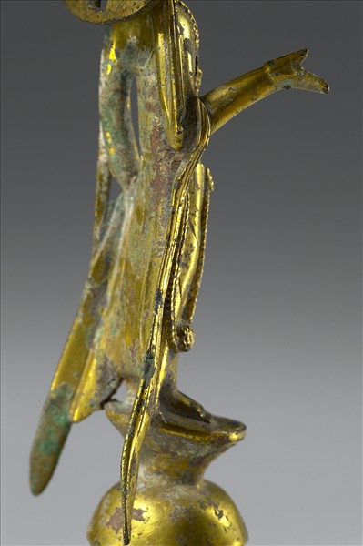 中國 隋 銅鎏金 菩薩立像