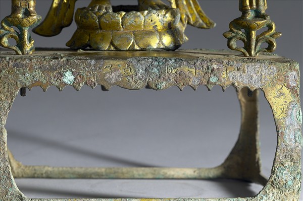 中國 隋 銅鎏金 菩薩立像