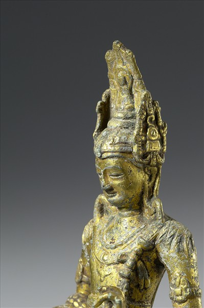 中國 隋 銅鎏金 菩薩立像