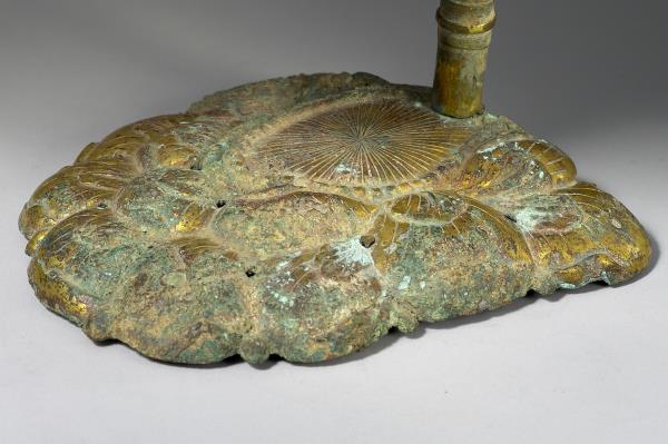 中國 唐 銅鎏金 普賢騎象像