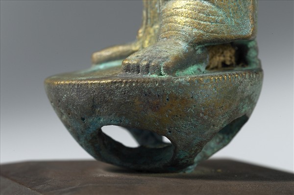 中國 明 銅鎏金 佛立像