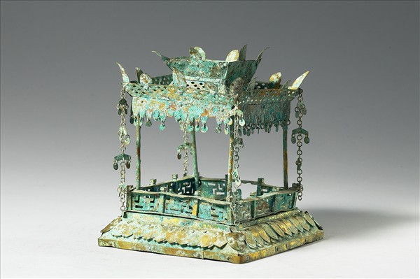 韓國 高麗時代 銅鎏金 舍利容器