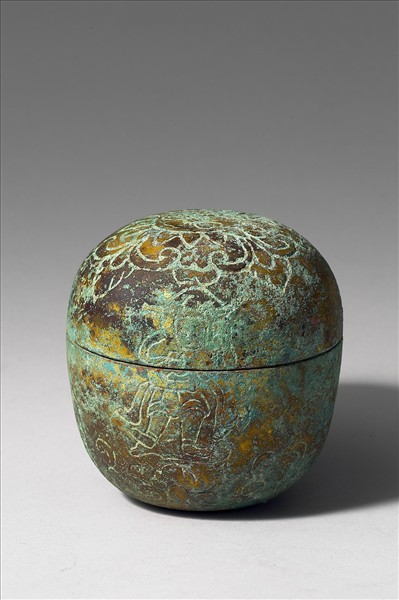 韓國 高麗時代 銅鎏金 舍利盒