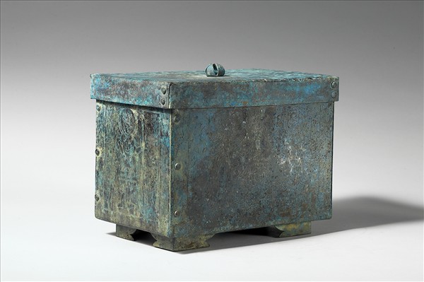 韓國 10-15世紀 銅鎏金 舍利函