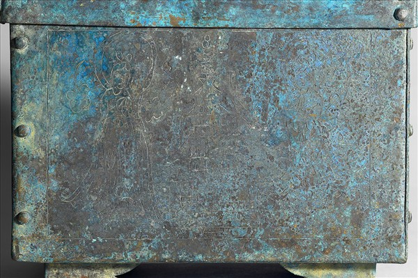 韓國 10-15世紀 銅鎏金 舍利函