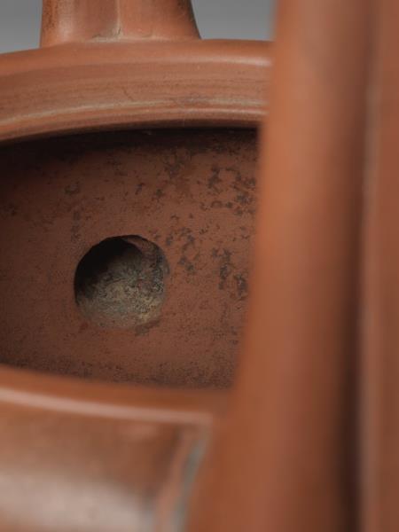 紫砂竹節提梁壺