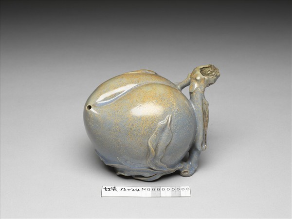 紫砂鈞釉蟠桃水注