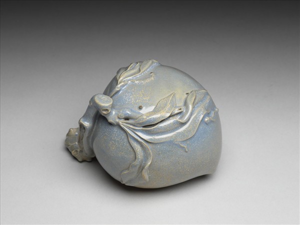 紫砂鈞釉蟠桃水注