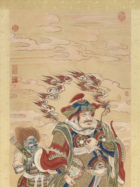 清徐揚仿宋人畫天王像（四）　軸