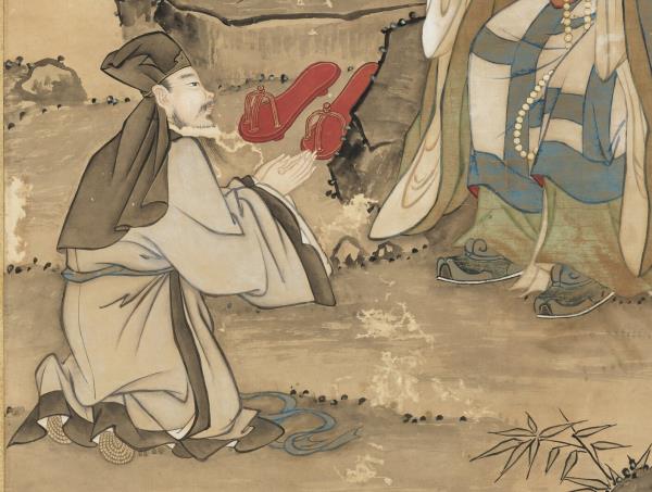 清徐揚仿貫休畫羅漢　軸