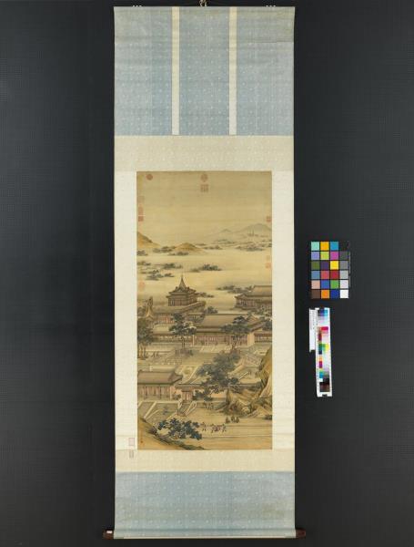 清張廷彥中秋佳慶　軸