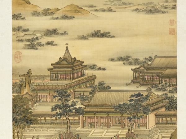 清張廷彥中秋佳慶　軸