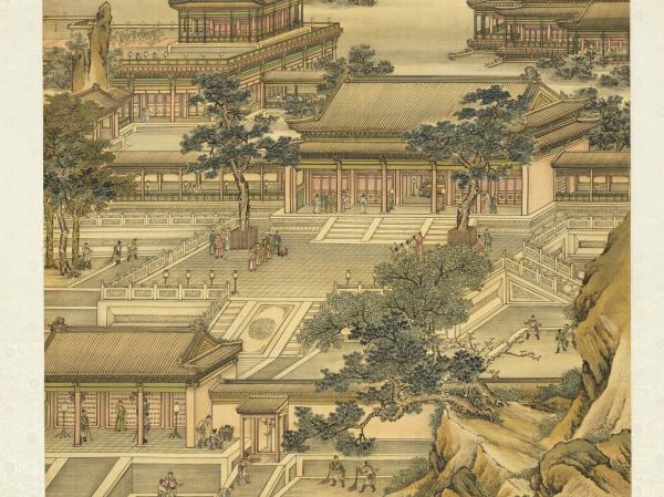 清張廷彥中秋佳慶　軸