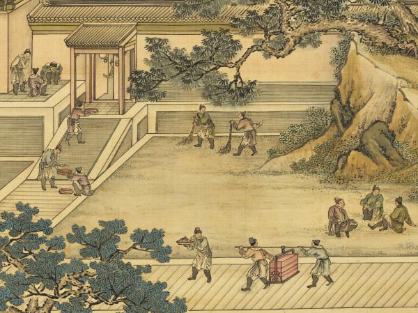 清張廷彥中秋佳慶　軸