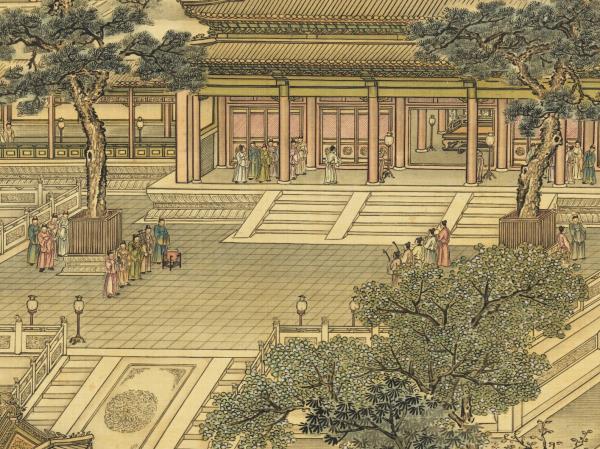 清張廷彥中秋佳慶　軸