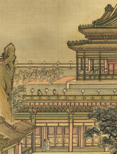 清張廷彥中秋佳慶　軸