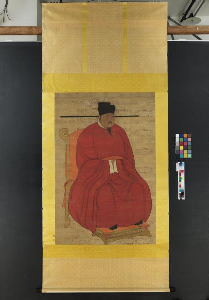 宋真宗坐像　軸